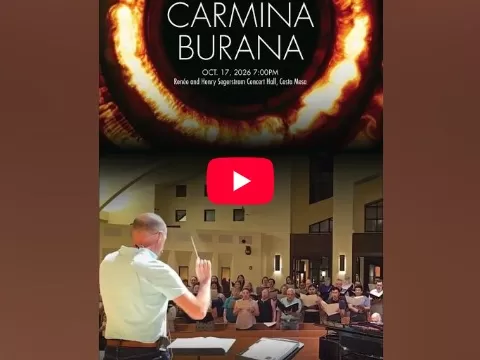 Rehearsal Clip of Carmina Burana "O Fortuna"