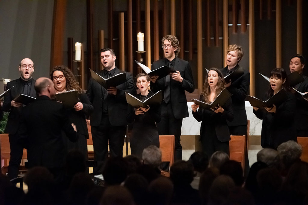 Members of Pacific Chorale Sing in an Intimate Concert at Our Lady Queen of Angels