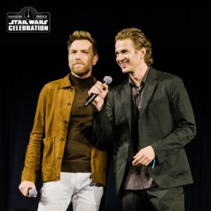 Ewan McGregor and Hayden Christensen