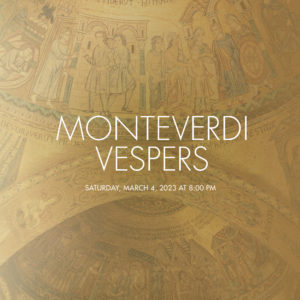 Monteverdi Vespers Cover